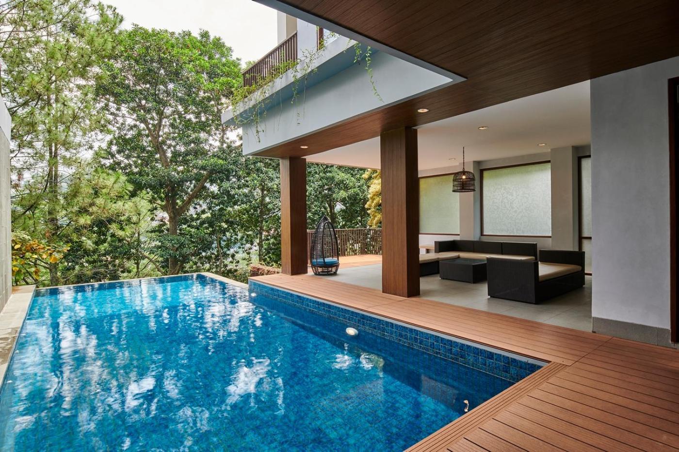 Asmaya Hill View Villa 7 Bedrooms With A Private Swimming Pool Bandung Buitenkant foto